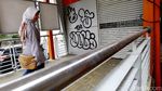 Belum Dibuka, Halte TransJakarta Jadi Korban Vandalisme