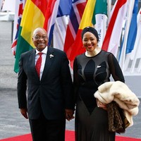 Gertrude Sizakele Zuma Ibu Negara Afrika Selatan di Hamburg, Jerman (Photo by Morris MacMatzen/Getty Images)
