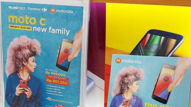  Moto C Hadir di Transmart dan Carrefour, Harganya Rp 949 Ribu