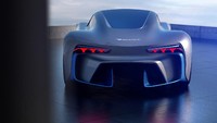 Desain mobil super Maserati ini mengambil inspirasi dari desain konsep Maserati Alfieri. Tapi, tampilannya lebih futuristik. Foto: Pool (Carsscoop)