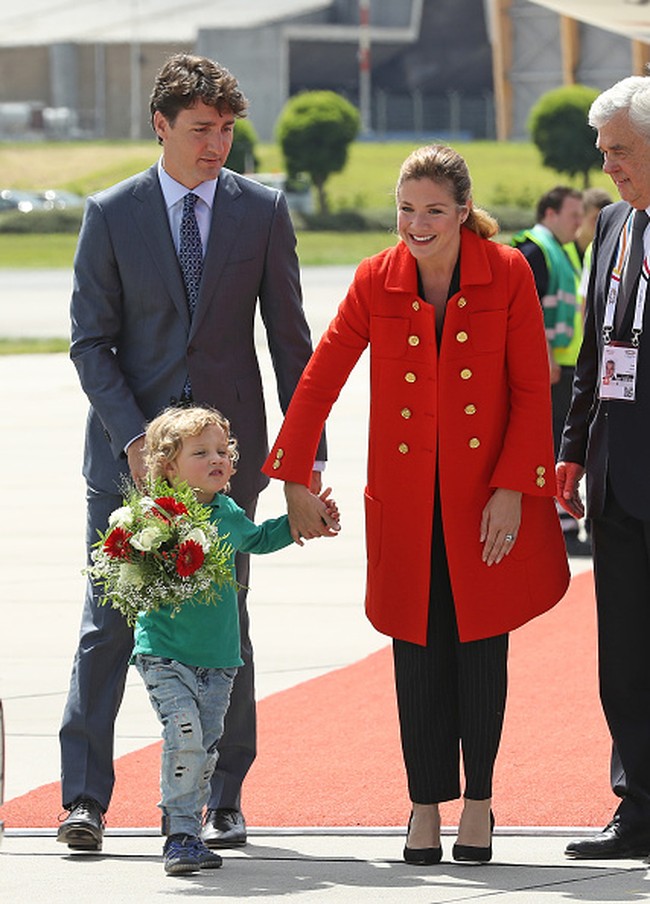 Sophie Grégoire-Trudeau Ibu Negara Kanada di Hamburg, Jerman (Photo by Sean Gallup/Getty Images)