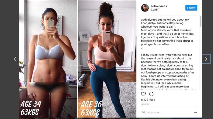 Foto: instagram @activelyrees Foto: instagram @activelyrees