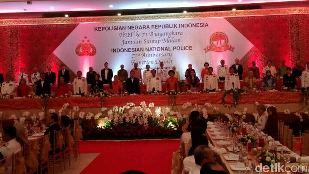  Function Dinner dalam rangka HUT ke-71 Bhayangkara di PTIK