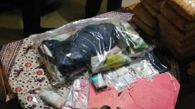 Ganja itu dikirim dari Aceh.