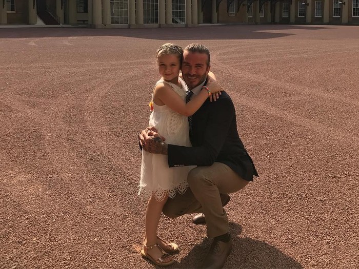 Gelar Pesta Ultah Sang Putri di Istana Buckingham, David Beckham Dikritik