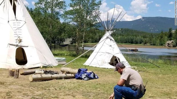 The attack happened at a Glacier View Ranch campsite. The teen woke up to a 