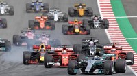 Driver Mercedes, Valtteri Bottas, menjadi pemenang GP Austria. Dia mendapatkan kritik karena dinilai melakukan jump start. (Foto: AFP PHOTO / JOE KLAMAR)