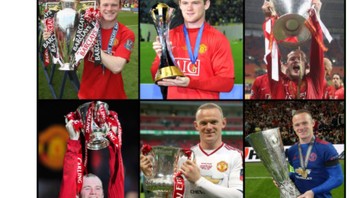 Beragam piala sudah diangkatnya di MU. Foto: istimewa