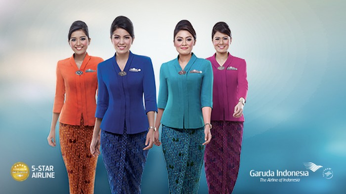 Seragam pramugari paling stylish Garuda Indonesia