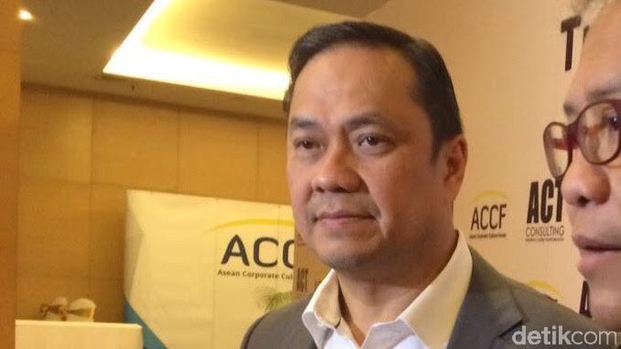 Menkominfo Rudiantara dan CEO ESQ Group Ary Ginanjar Agustian