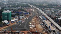 Proyek Mass Rapid Transportation (MRT) Jakarta Fase I membentang sepanjang 16 km dari Lebak Bulus hingga Bundaran HI.