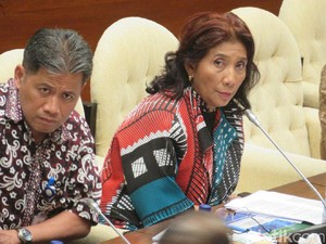 Rapat di DPR, Susi Minta Anggaran Rp 7,3 Triliun di 2018