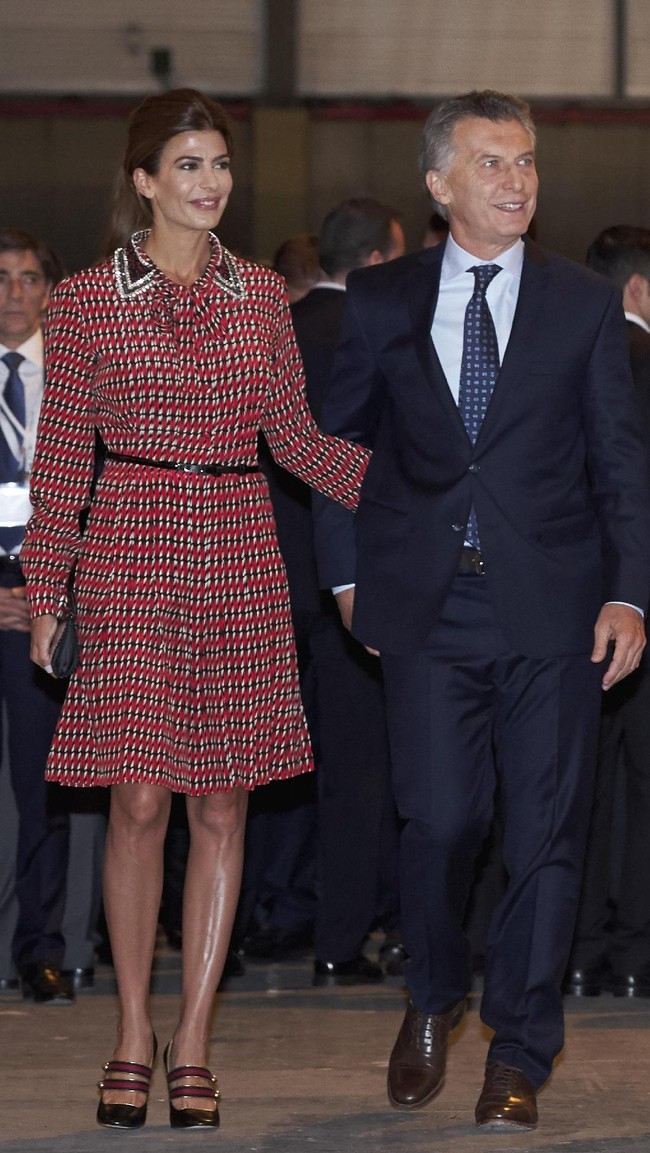  Juliana Awada adalah istri presiden ke-53 Argentina Mauricio Marcri. Lahir 43 tahun lalu di Villa Ballester, Argentina, Juliana adalah putri pasangan imigran dari Lebanon dan Suriah. (Foto: Getty Images)