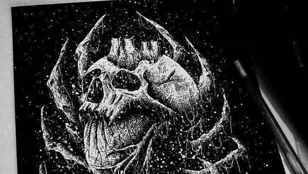 Ilustrasi 'Dark Art' Radwork Terinspirasi dari Musik Metal 