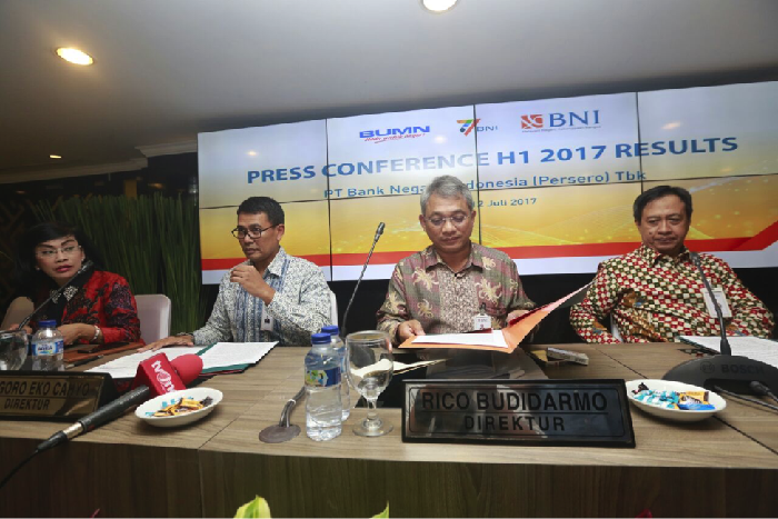 Kinerja BNI Semester I-2017, Kredit Tumbuh Double Digit