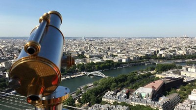 Foto: Wajah Cantik Kota Paris dari Lantai 2 Menara Eiffel