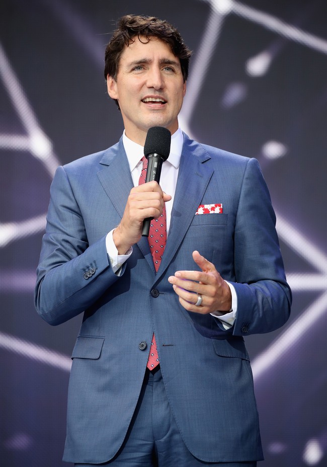 Perdana Menteri Kanada Justin Trudeau. Pria 44 tahun ini diangkat menjadi perdana menteri Kanada pada 2015 dan menjadi salah satu pemimpin paling tampan di dunia. Foto: Getty Images