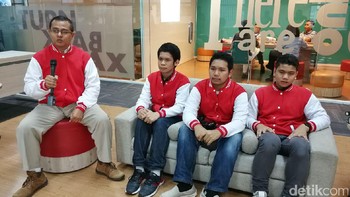 Tim TechnoNatura akan ikut berkompetisi di ajang FIRST Global Challenge Olympic Robot Competition 2017 pada Juli 16-18 Juli nanti di Washington DC, Amerika Serikat.  Foto: detikINET/Muhammad Alif Goenawan