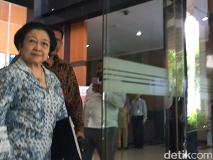 Megawati, Syafii Maarif dan Try Sutrisno Rapat di Gedung Setneg