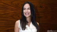 Sophia Latjuba saat ditemui di Hotel Kempinski, Jakarta Pusat pada Rabu (12/7). Pool/Noel/detikFoto