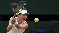 Di set penentuan, kedua petenis berimbang hingga gim kelima. Di gim berikutnya, Konta berhasil merebut gim keenam yang menentukan untuk unggul 4-2 dan tidak terhentikan hingga pertandingan berakhir. REUTERS/Tony OBrien.