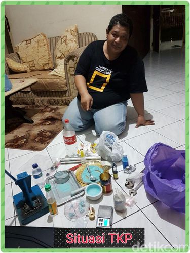 Industri Peracikan Ekstasi di Pekanbaru Digerebek Polisi