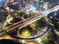 Bangun Simpang Susun Semanggi Tanpa Utang, LRT Jakarta ke Soetta