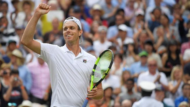 Sam Querrey lolos ke semifinal Grand Slam pertama dalam kariernya.