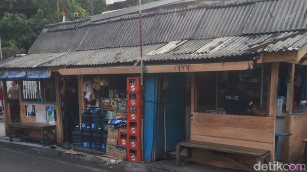 Bangunan sebelum penertiban dilakukan