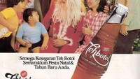 Momen tahun baru dimanfaatkan Teh Botol Sosro untuk menarik minat pembeli, seperti yang tergambar di iklan produk minuman tersebut. Istimewa/Pinterest.