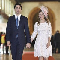 Justin Trudeau and his wife Sophie Gregoire arrive for the opening ceremony of the Commonwealth Heads of Government Meeting (CHOGM) at the Mediterranean Conference Centre on November 27, 2015 near Valletta, Malta. The biennial summit meeting of Commonwealth nations is attended by Queen Elizabeth II, Head of the Commonwealth, along with The Duke of Edinburgh, Prince of Wales and Duchess of Cornwall.  (Photo by Toby Melville - Pool /Getty Images)