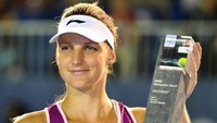 Setahun kemudian, Pliskova memenangi titel WTA pertamanya di Malaysia Terbuka. Di final, petenis yang kini berusia 25 tahun itu menundukkan Bethanie Mattek-Sands. Foto: AFP PHOTO / Najjua Zulkefli