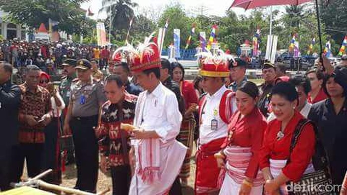 Datang ke Sumba, Jokowi Kepincut Kuda Sandelwood dan Tenun Ikat