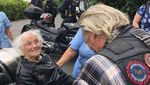 Nenek 101 Tahun Jadi Pemimpin Konvoi 100 Moge