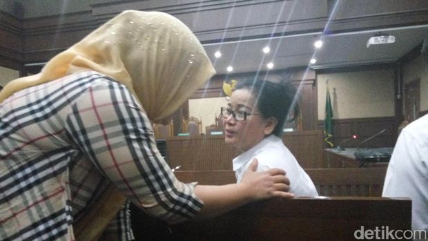  Miryam S Haryani menjalani sidang perdana di Pengadilan Tipikor, Kamis (13/7/2017)