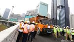 Foto: Simpang Susun Semanggi Uji Kelayakan