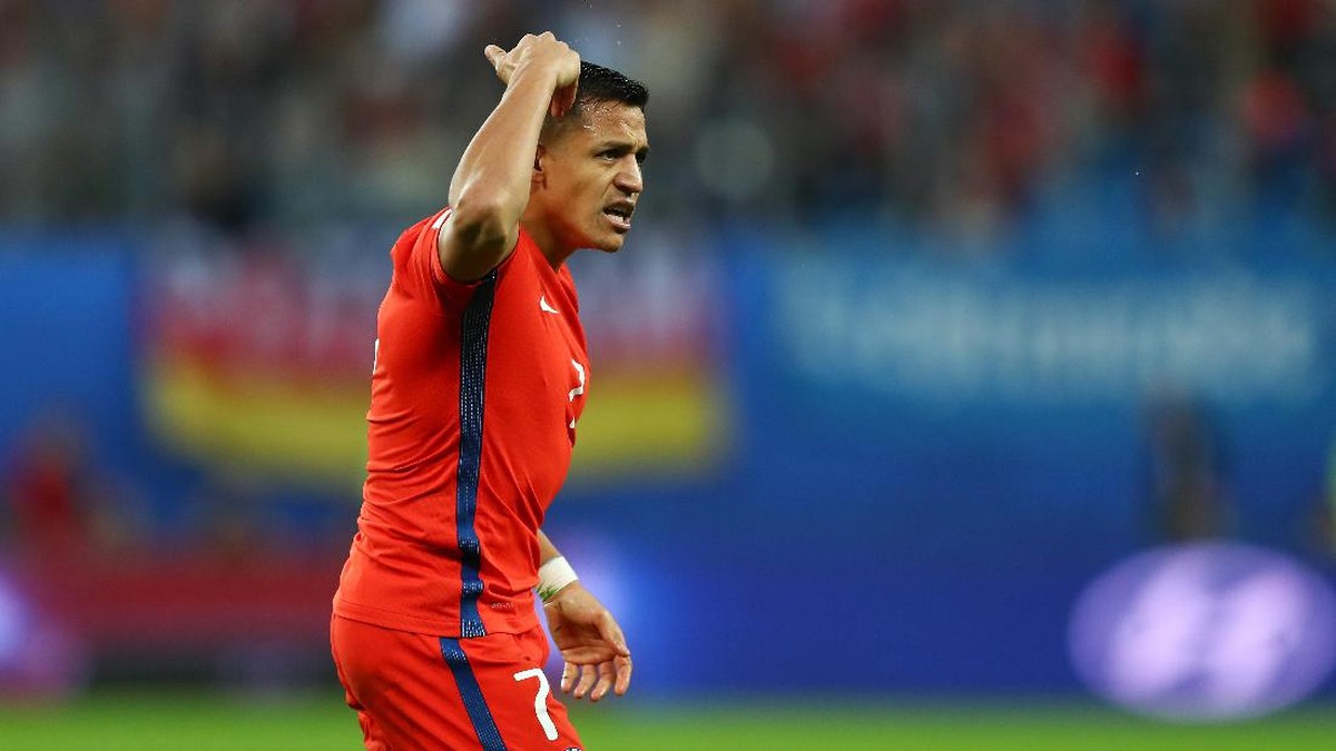 Penyerang Arsenal, Alexis Sanchez. (Foto: Dean Mouhtaropoulos/Getty Images)
