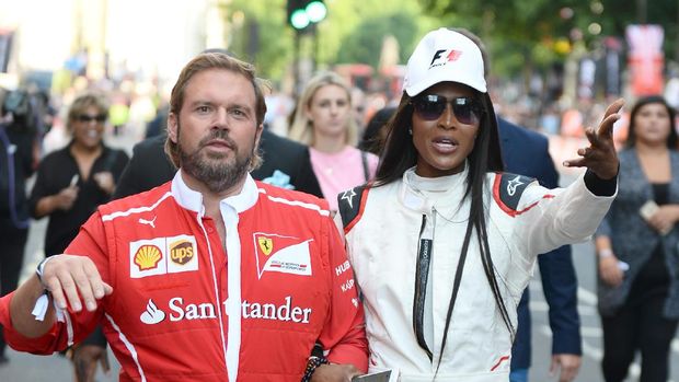 Naomi Campbell di London