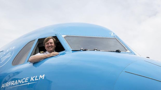 Mengenal Raja Belanda Willem yang Pernah Jadi Pilot KLM