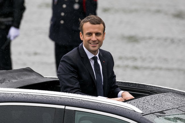 Presiden Prancis Emmanuel Macron. Di usianya yang 39 tahun, Macron menjadi orang termuda yang menjabat sebagai presiden Prancis. Foto: Getty Images