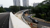 Proyek Simpang Susun Semanggi bakal dioperasikan secara penuh pada 17 Agustus mendatang.
