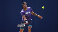 Janko Tipsarevic bahkan tak sampai menuntaskan set pertama saat menghadapi Jared Donaldson di babak pertama karena masalah pada kakinya. Foto: Harry Murphy/Getty Images