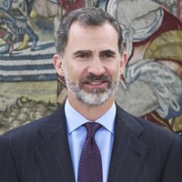 King Felipe of Spain. Felipe VI yang lahir pada 30 Januari 1968 diangkat sebagai Raja Spanyol pada 2014 lalu. Ayah dua anak ini memiliki pelupuk mata dalam dan fitur wajah yang tampan. Foto: Getty Images