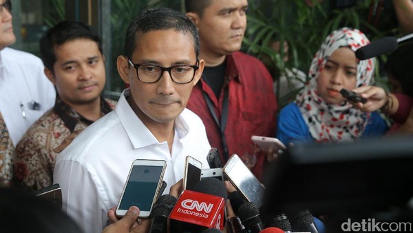Sandiaga Diperiksa soal Kasus RS Udayana