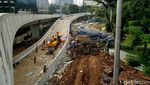 Foto: Simpang Susun Semanggi Sudah Diuji, Aman Dilewati