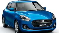 Sementara itu, untuk eksteriornya tidak berubah dibanding Suzuki Swift terbaru yang sudah diluncurkan di Jepang. Hanya, terdapat tambahan emblem Hybrid di bagian samping. Foto: dok. Suzuki