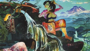 Pada Oktober 2015, lukisan karya maestro Hendra Gunawan berjudul Bathing in the Shower juga terjual 18 miliar di Balai Lelang Sothebys Hong Kong. Foto: Istimewa