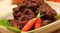 Rendang, masakan daging bercita rasa pedas khas Minangkabau ini menduduki posisi teratas dari polling yang dilakukan CNN internasional. Getty Images.