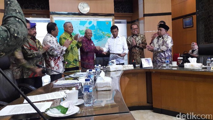Forum Advokat Pengawal Pancasila Temui Wiranto Bahas Perppu Ormas