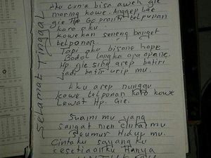 Ini Kata Keluarga Soal Surat Wasiat Sumanto untuk Sang Istri